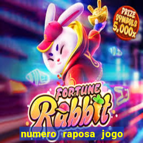 numero raposa jogo do bicho